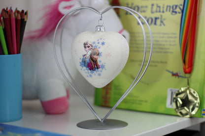 Silver Heart Shaped Stand