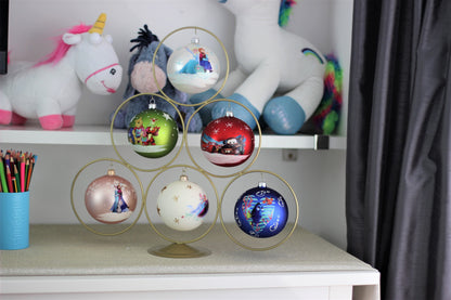 Gold Three Shaped Ornaments Stand