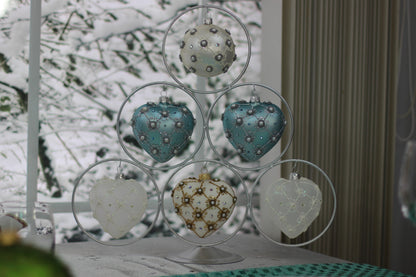 Gold Three Shaped Ornaments Stand