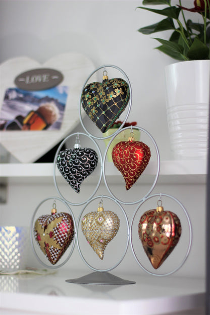 Silver Tree Shaped Ornament Stand